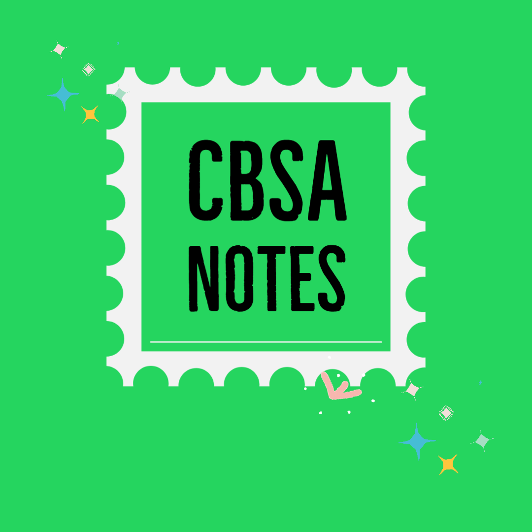 CBSA-Notes